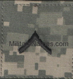 ACU UCP Army Rank with Velcro